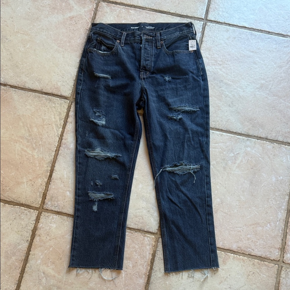 NWT “High rise / slouchy straight “ jeans